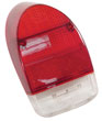 Tail Light Lens, Type 1 71-72, Left, Red